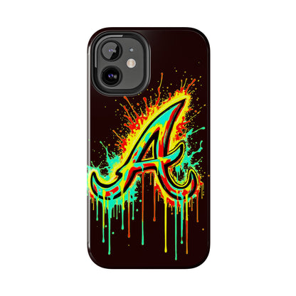 Neon Drip 'A' Graphic Tough Protective Case
