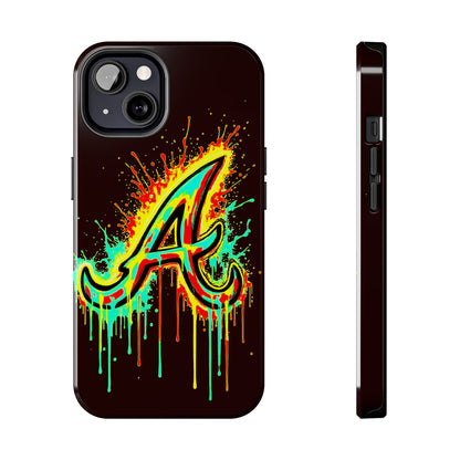 Neon Drip 'A' Graphic Tough Protective Case