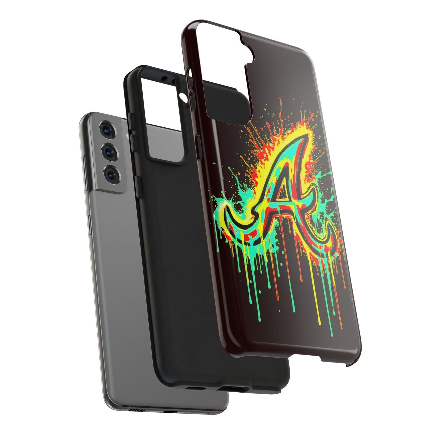 Neon Drip 'A' Graphic Tough Protective Case