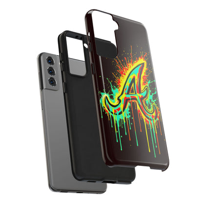 Neon Drip 'A' Graphic Tough Protective Case