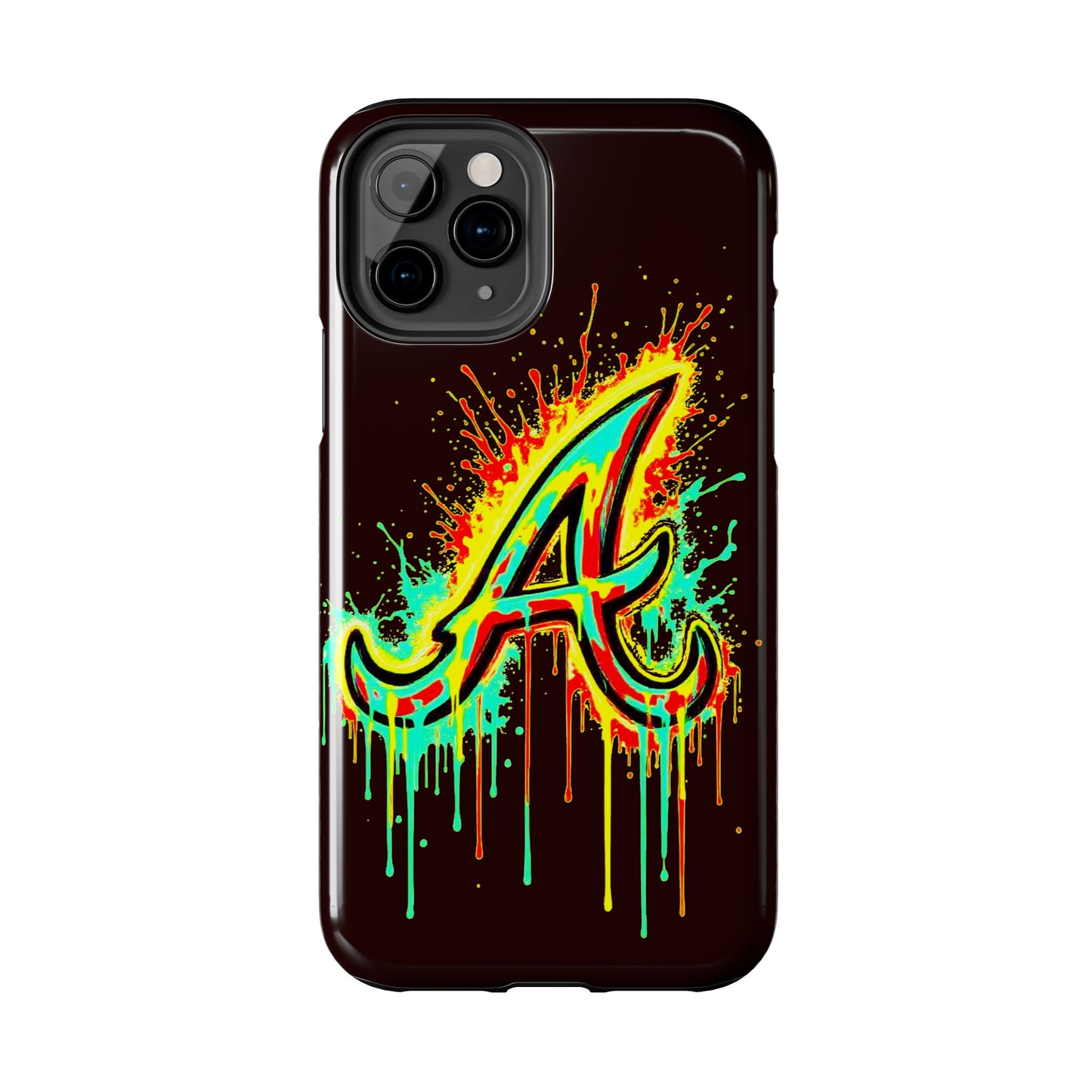 Neon Drip 'A' Graphic Tough Protective Case