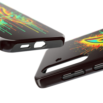 Neon Drip 'A' Graphic Tough Protective Case