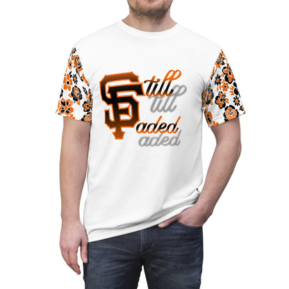 SF Floral Sleeves Tee — "Till I’m All Aced" Graphic Shirt