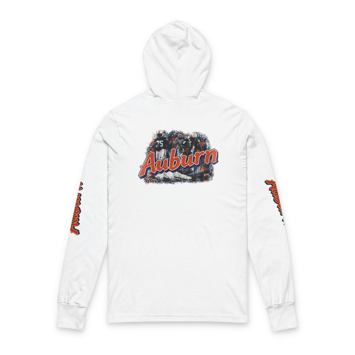 Auburn "The Hit" Junior Rosegreen Hooded Long-Sleeve Tee