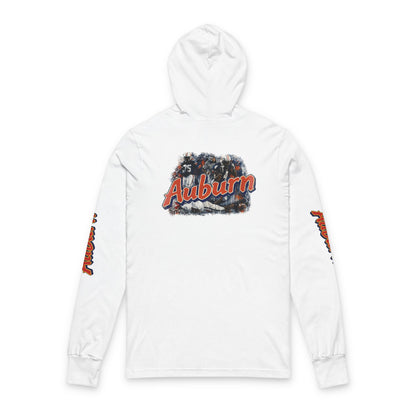 Auburn "The Hit" Junior Rosegreen Hooded Long-Sleeve Tee