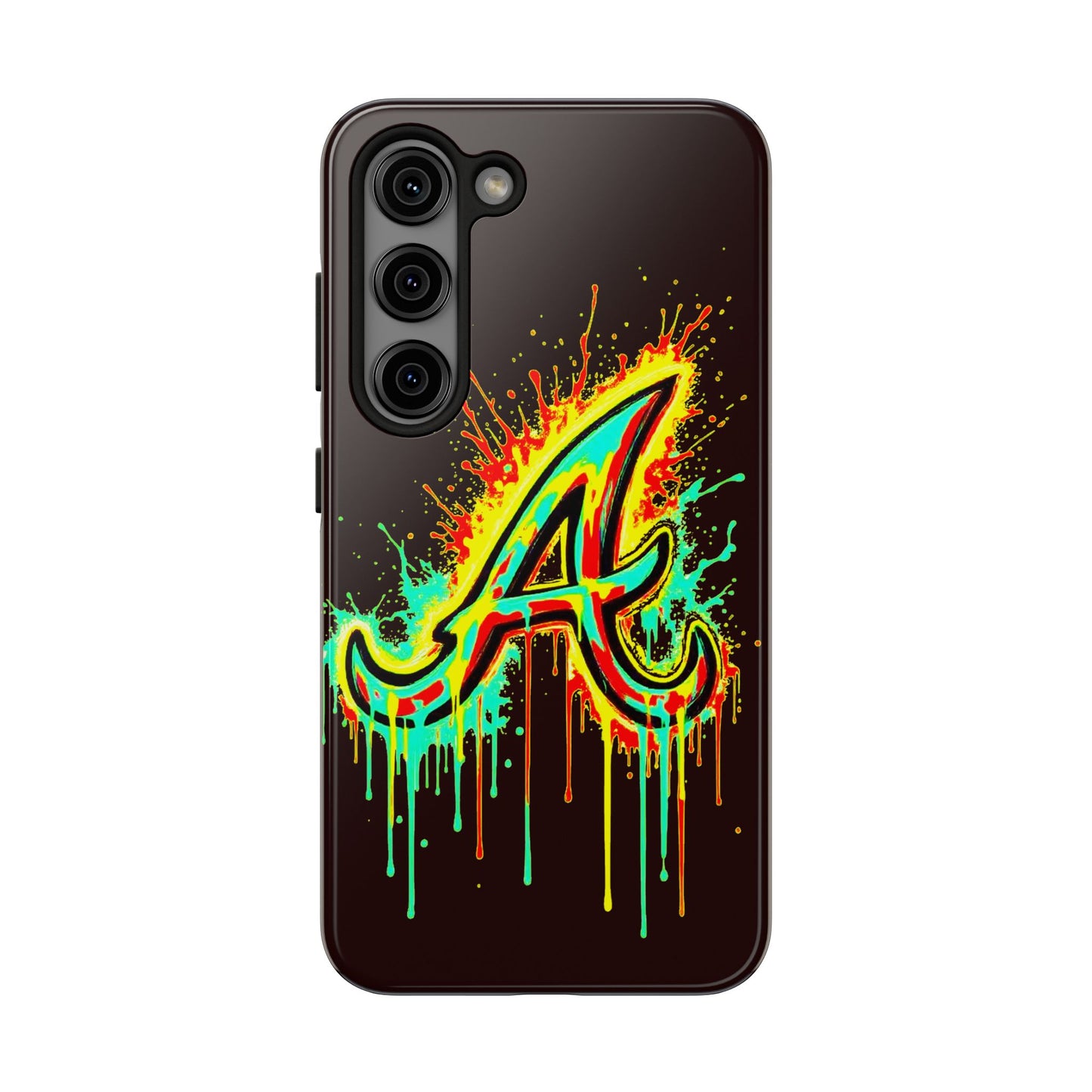 Neon Drip 'A' Graphic Tough Protective Case