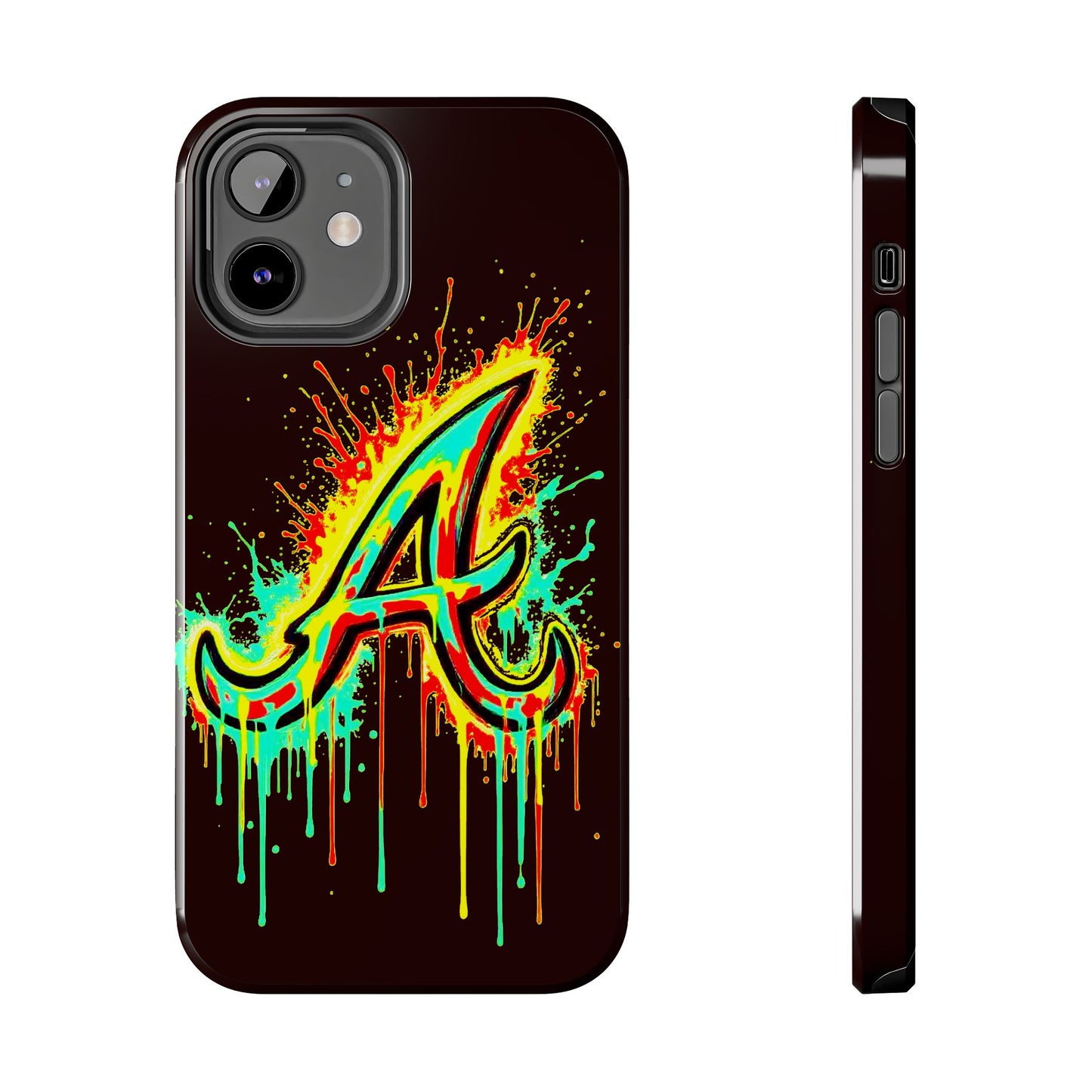 Neon Drip 'A' Graphic Tough Protective Case