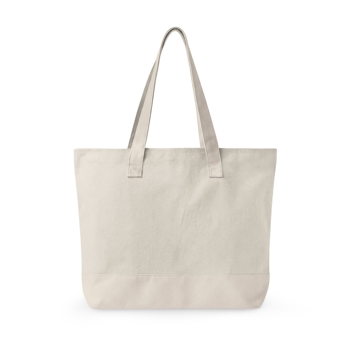 Zippered Canvas Tote — Colorful Beach Crab Design, "This World Is Trash" Statement Tote