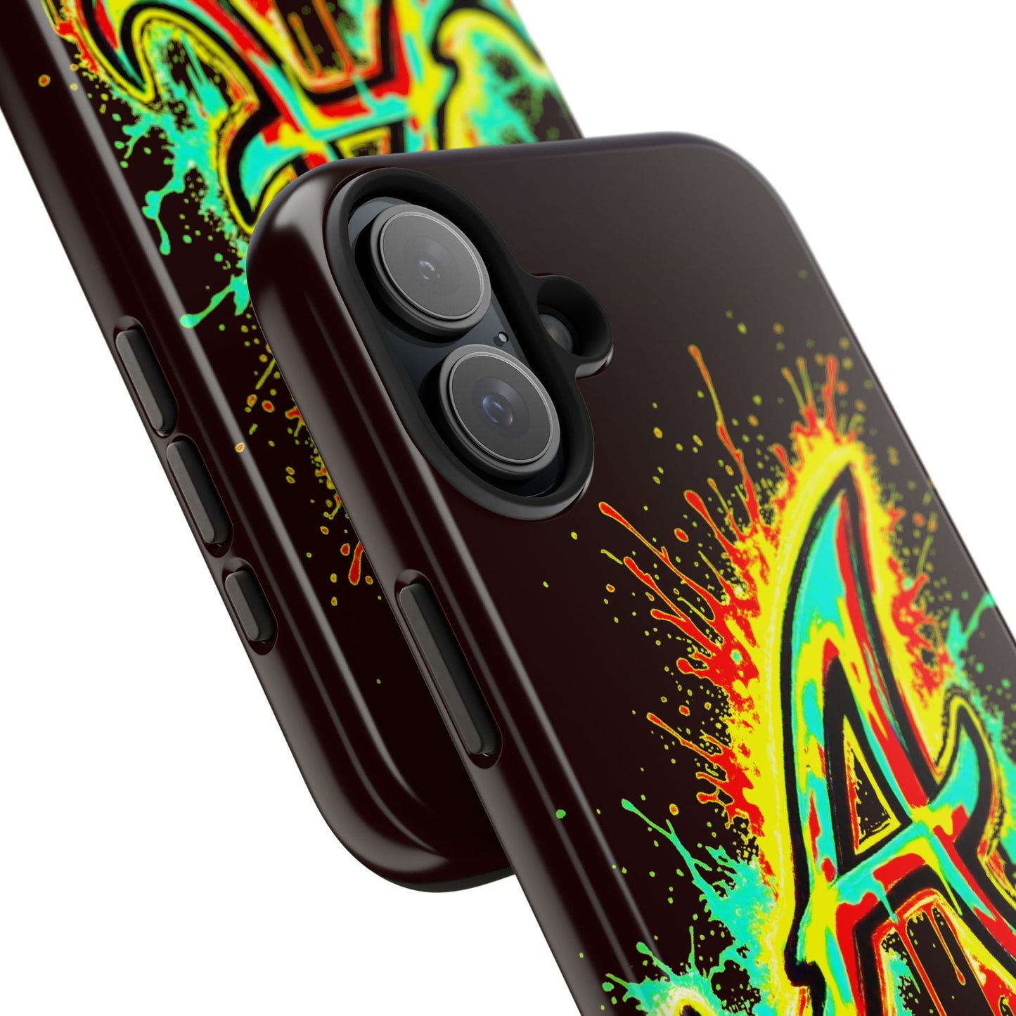 Neon Drip 'A' Graphic Tough Protective Case