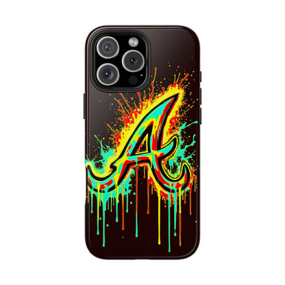 Neon Drip 'A' Graphic Tough Protective Case