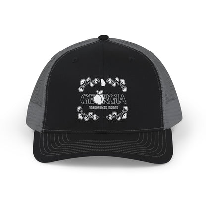 Georgia Cotton Circle Snapback Trucker Cap