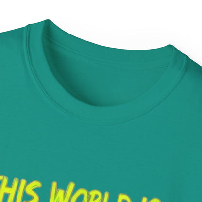 Raccoon Stealing the World Tee — 'Stealing the World' Graphic T-Shirt