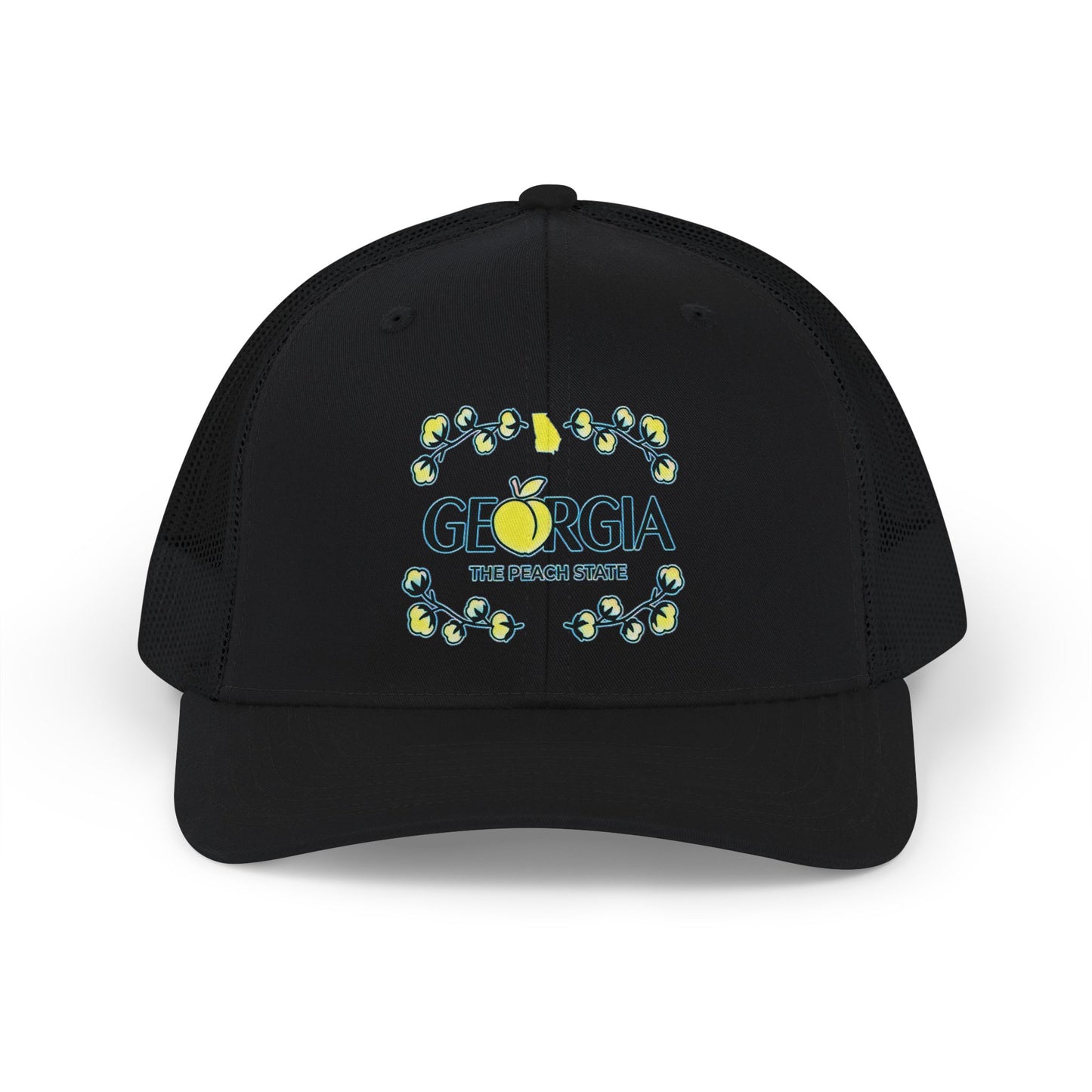 Georgia Cotton Circle Snapback Trucker Cap
