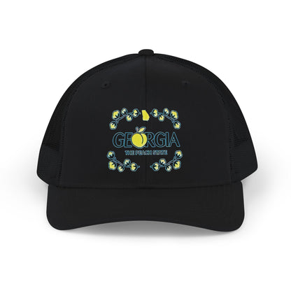 Georgia Cotton Circle Snapback Trucker Cap