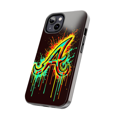 Neon Drip 'A' Graphic Tough Protective Case