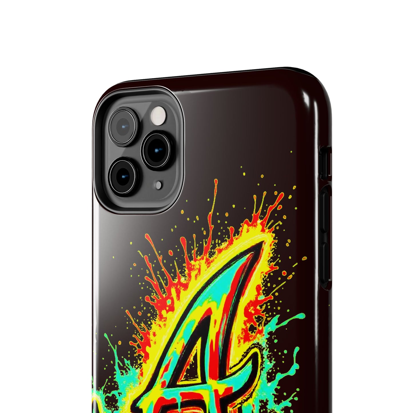 Neon Drip 'A' Graphic Tough Protective Case