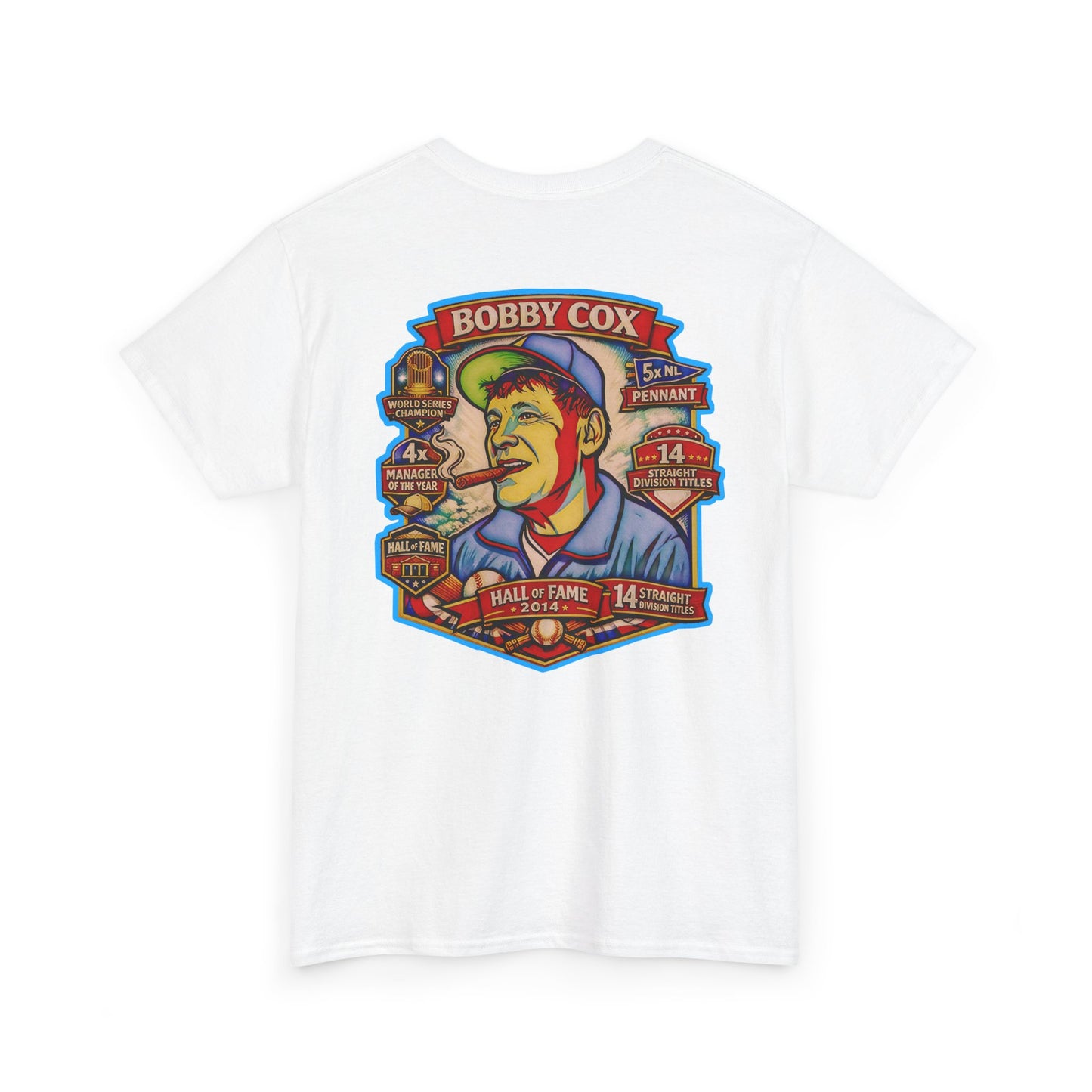 Bobby Cox Vintage Baseball Tee – Retro Team Logo T‑Shirt