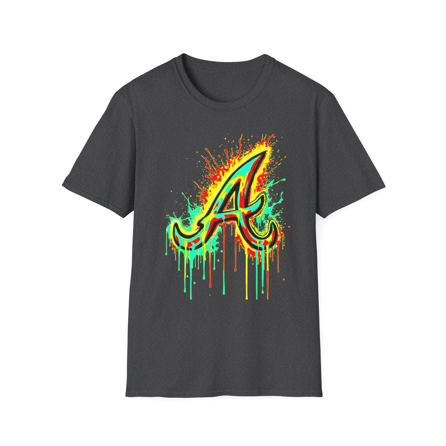 Atlanta Braves Paint Drip T-Shirt