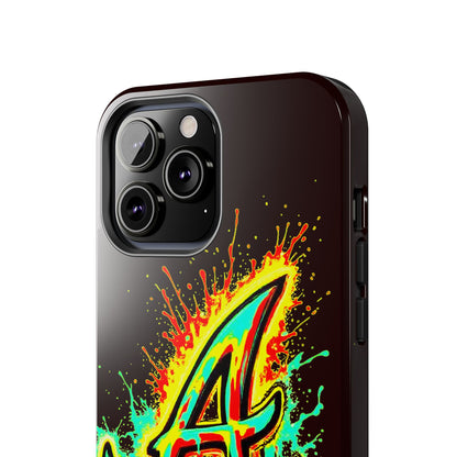 Neon Drip 'A' Graphic Tough Protective Case