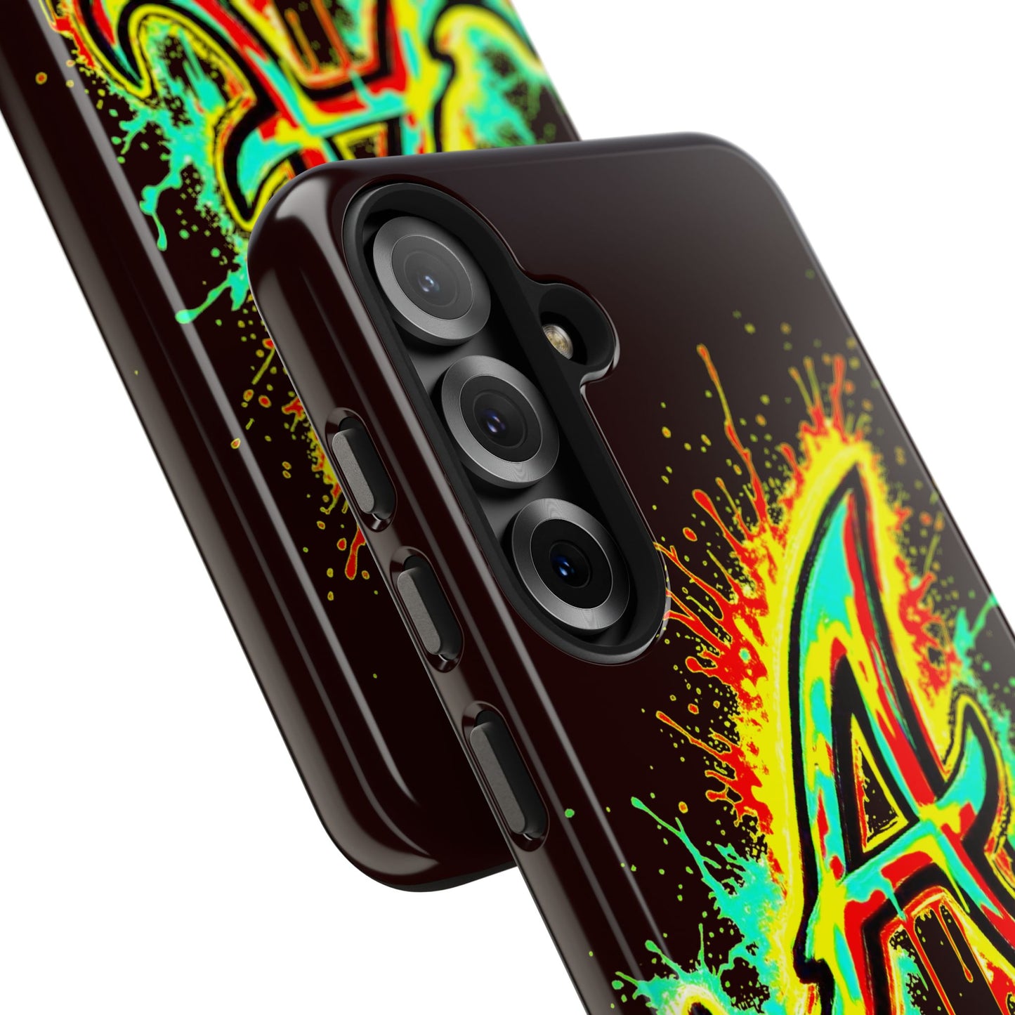 Neon Drip 'A' Graphic Tough Protective Case