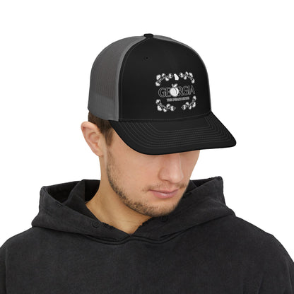 Georgia Cotton Circle Snapback Trucker Cap