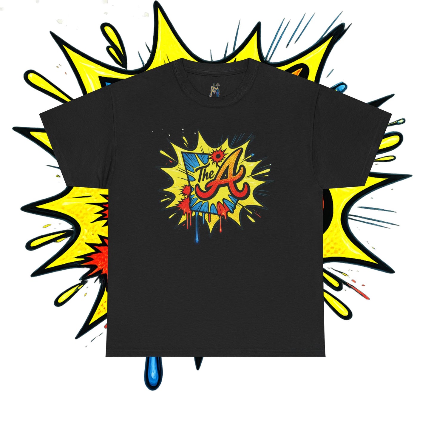 "The A" Pop Art Drip Design