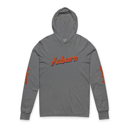 Auburn "The Hit" Junior Rosegreen Hooded Long-Sleeve Tee