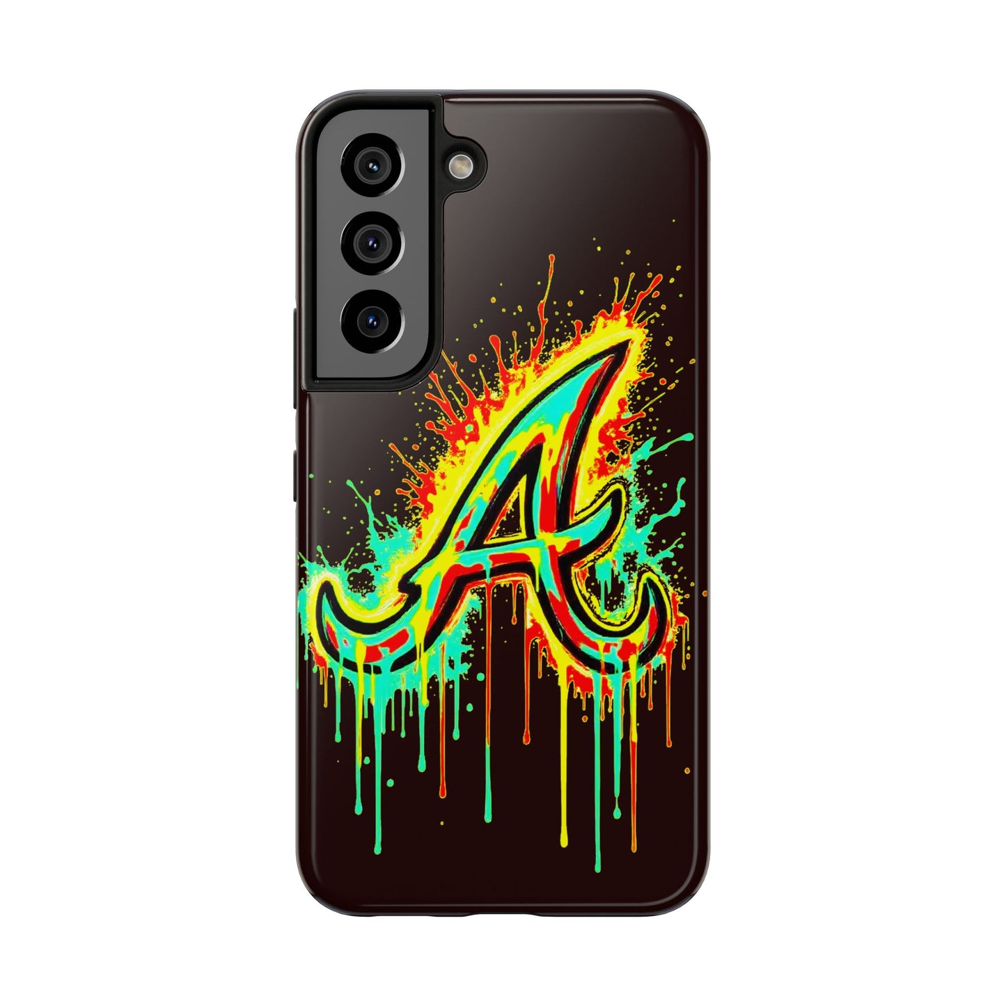 Neon Drip 'A' Graphic Tough Protective Case