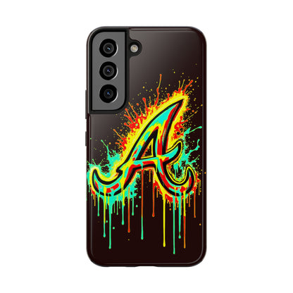 Neon Drip 'A' Graphic Tough Protective Case