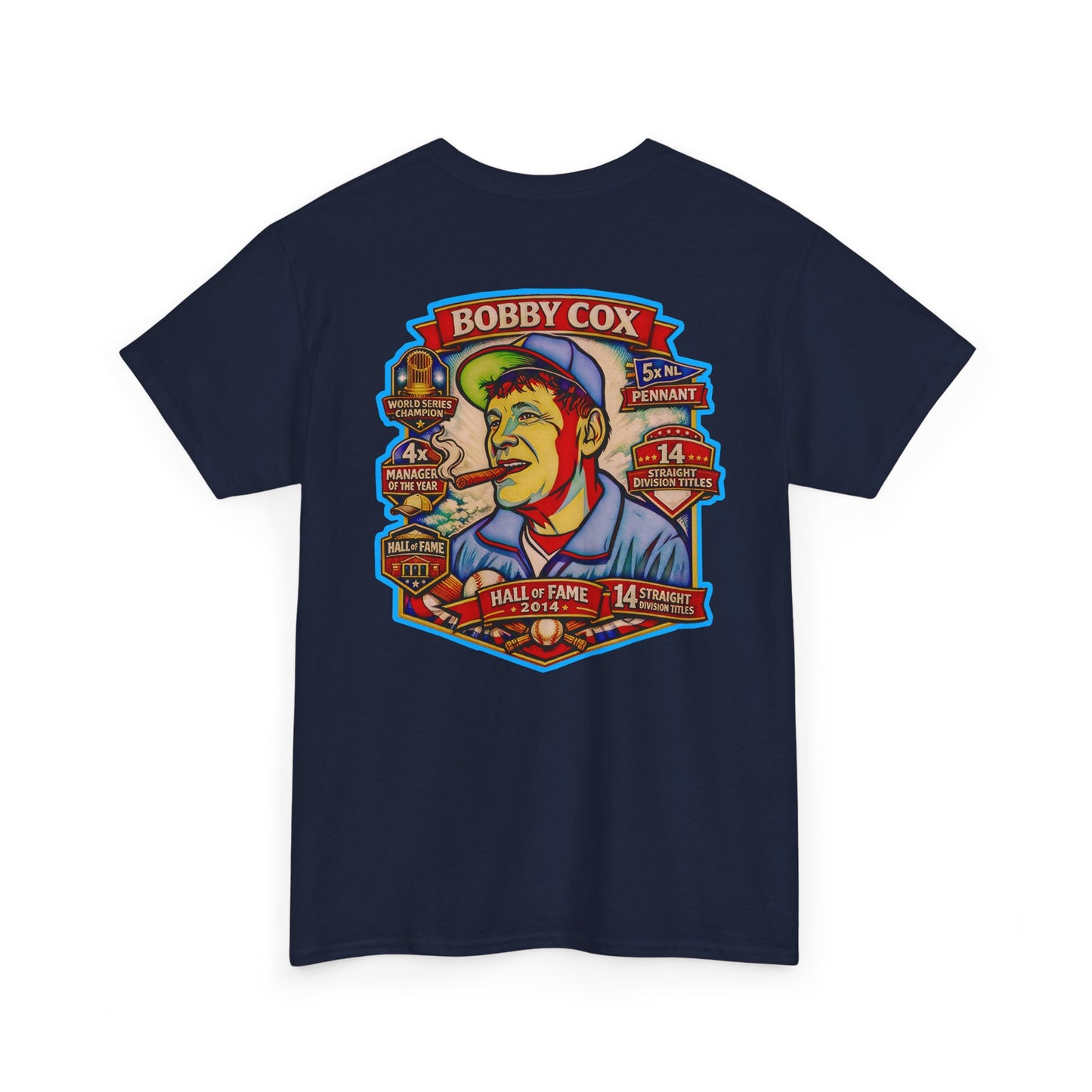 Bobby Cox Vintage Baseball Tee – Retro Team Logo T‑Shirt