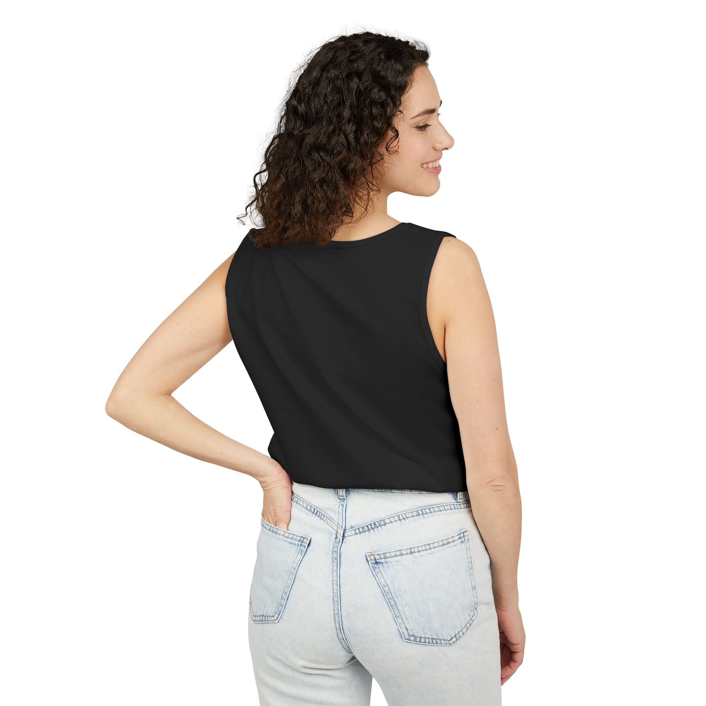 Chuck Norris Mixtape Cover Tank Top — Funny Retro Rap Design