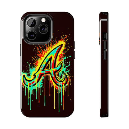 Neon Drip 'A' Graphic Tough Protective Case