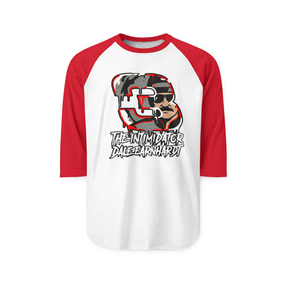 Dale Earnhardt "The Intimidator" Raglan Tee — 3/4 Sleeve Racing Shirt