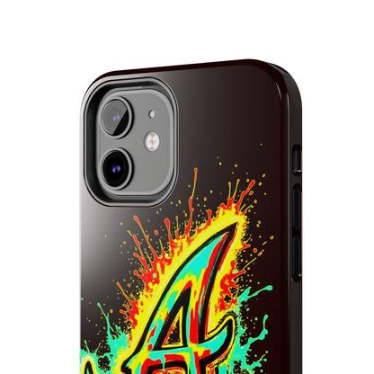 Neon Drip 'A' Graphic Tough Protective Case