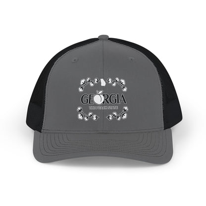 Georgia Cotton Circle Snapback Trucker Cap