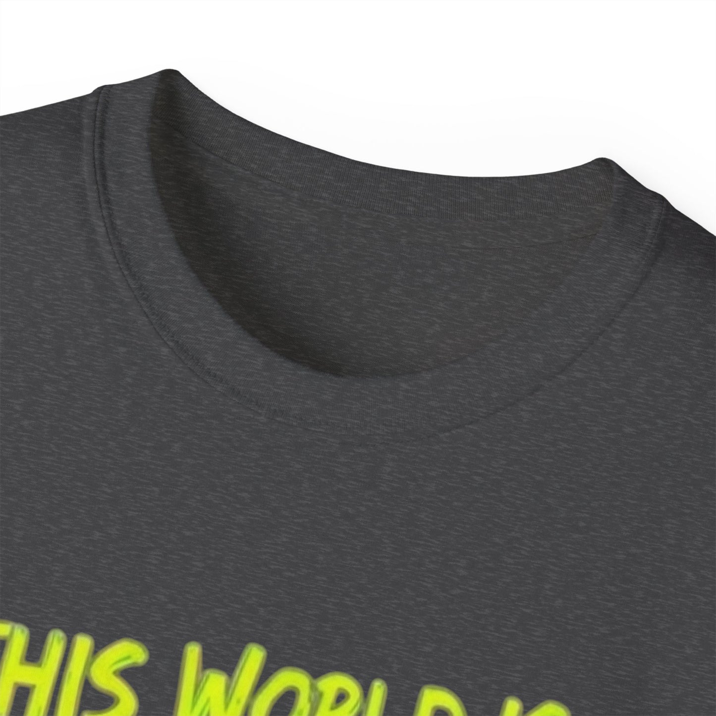 Raccoon Stealing the World Tee — 'Stealing the World' Graphic T-Shirt