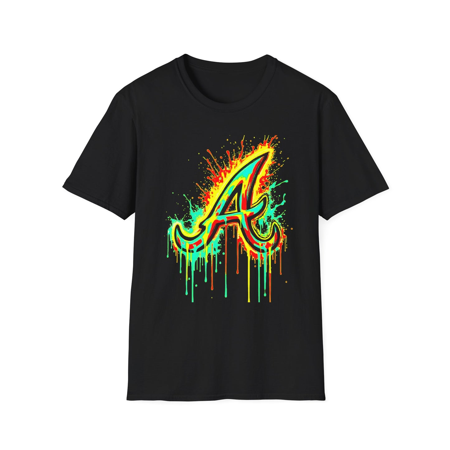 Atlanta Braves Paint Drip T-Shirt