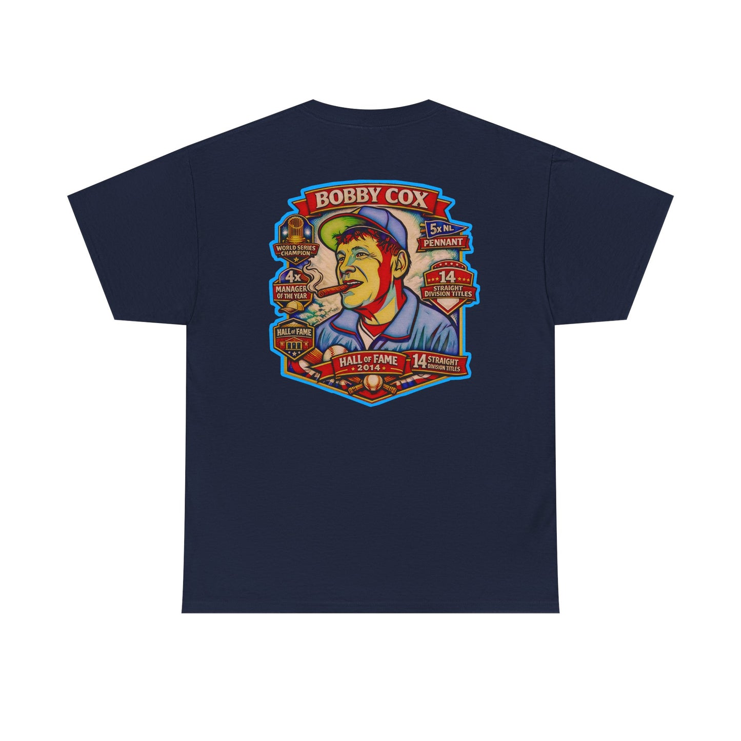 Bobby Cox Vintage Baseball Tee – Retro Team Logo T‑Shirt
