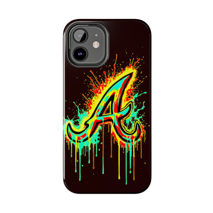Neon Drip 'A' Graphic Tough Protective Case