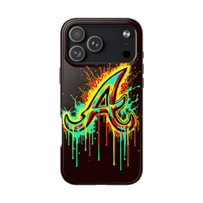 Neon Drip 'A' Graphic Tough Protective Case