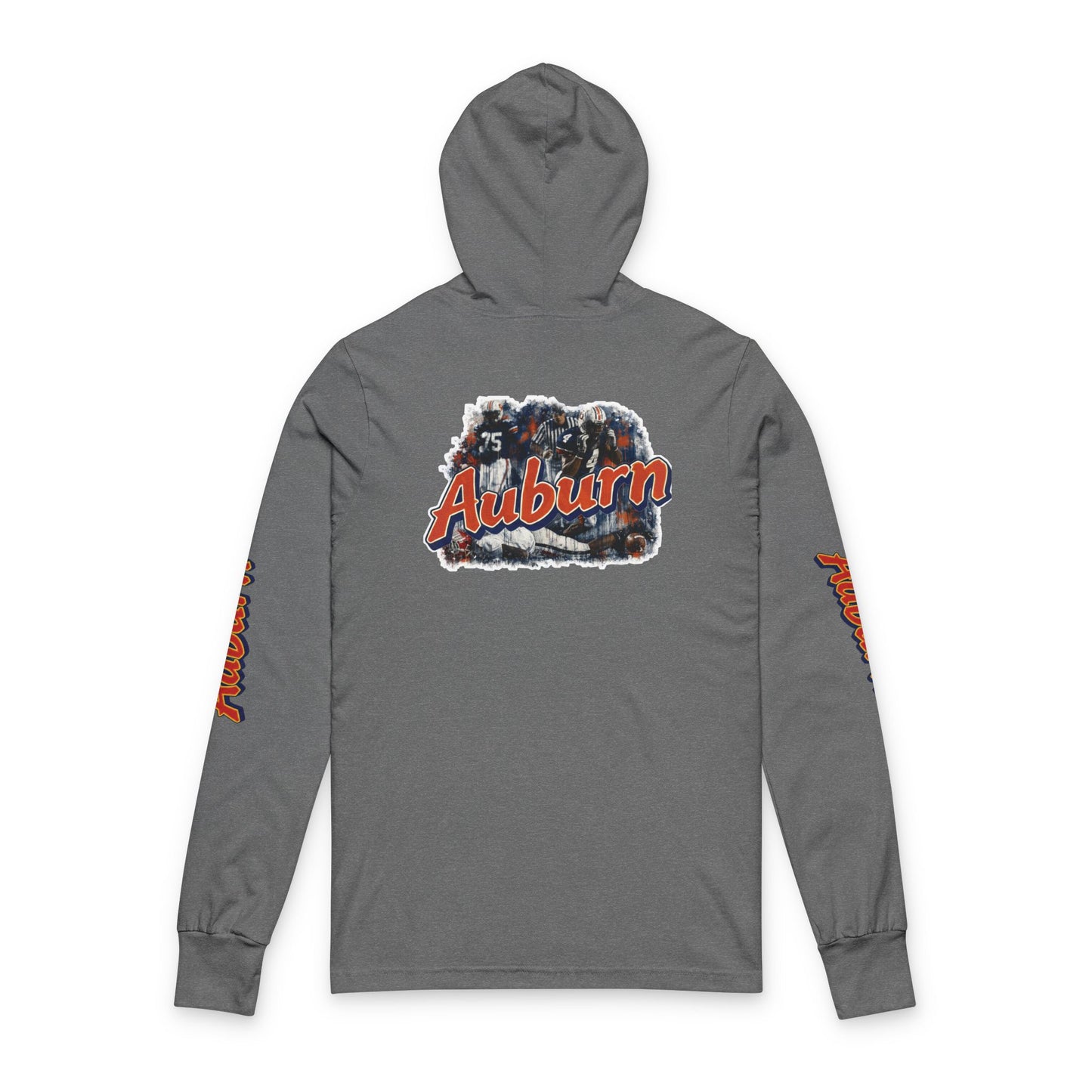 Auburn "The Hit" Junior Rosegreen Hooded Long-Sleeve Tee