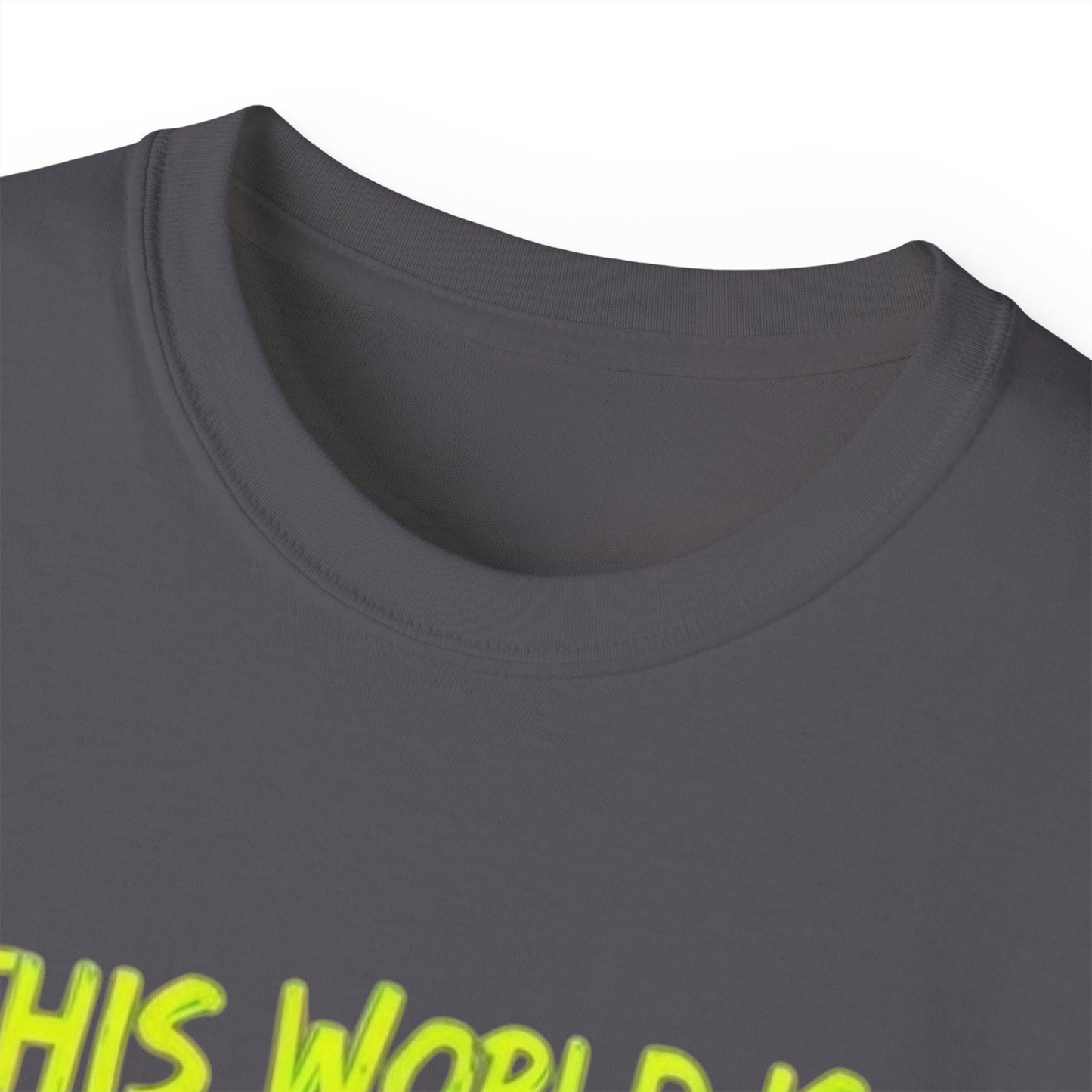 Raccoon Stealing the World Tee — 'Stealing the World' Graphic T-Shirt