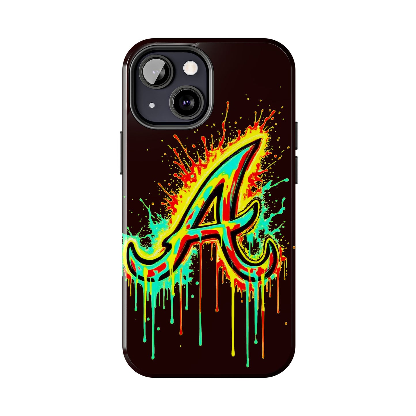 Neon Drip 'A' Graphic Tough Protective Case