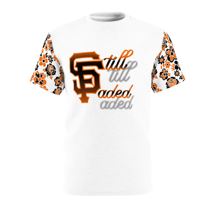 SF Floral Sleeves Tee — "Till I’m All Aced" Graphic Shirt