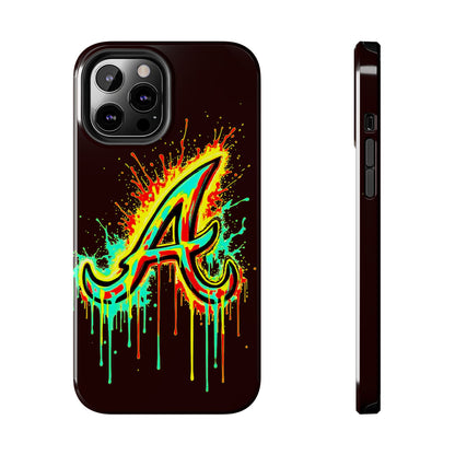 Neon Drip 'A' Graphic Tough Protective Case