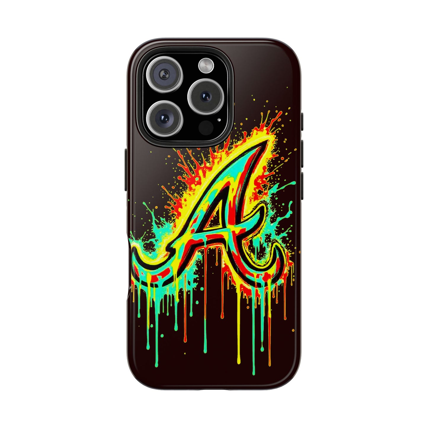 Neon Drip 'A' Graphic Tough Protective Case