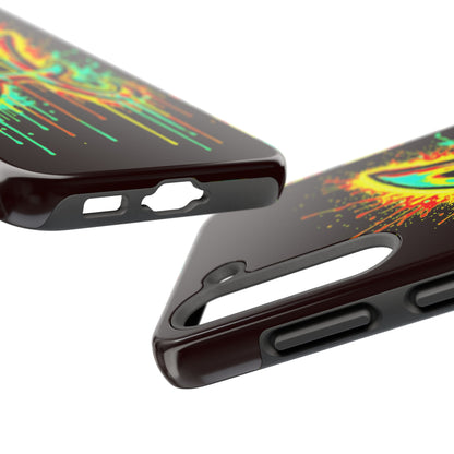 Neon Drip 'A' Graphic Tough Protective Case