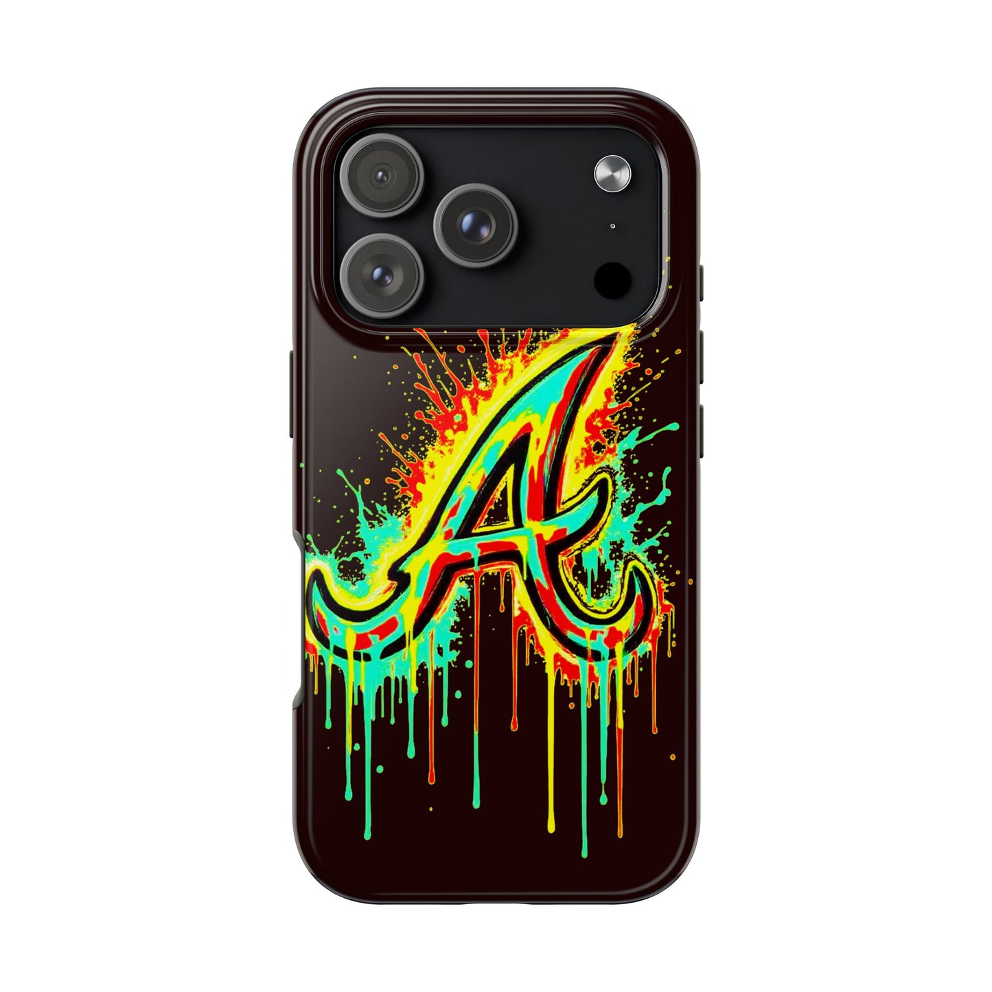 Neon Drip 'A' Graphic Tough Protective Case