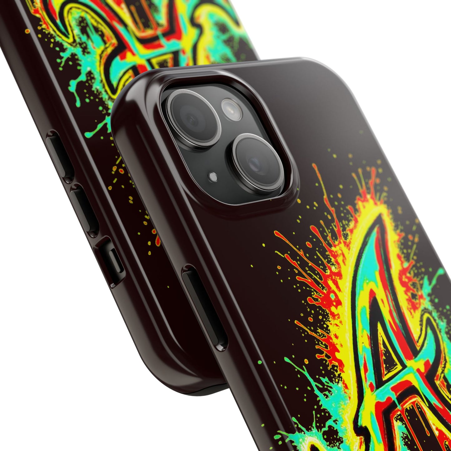 Neon Drip 'A' Graphic Tough Protective Case