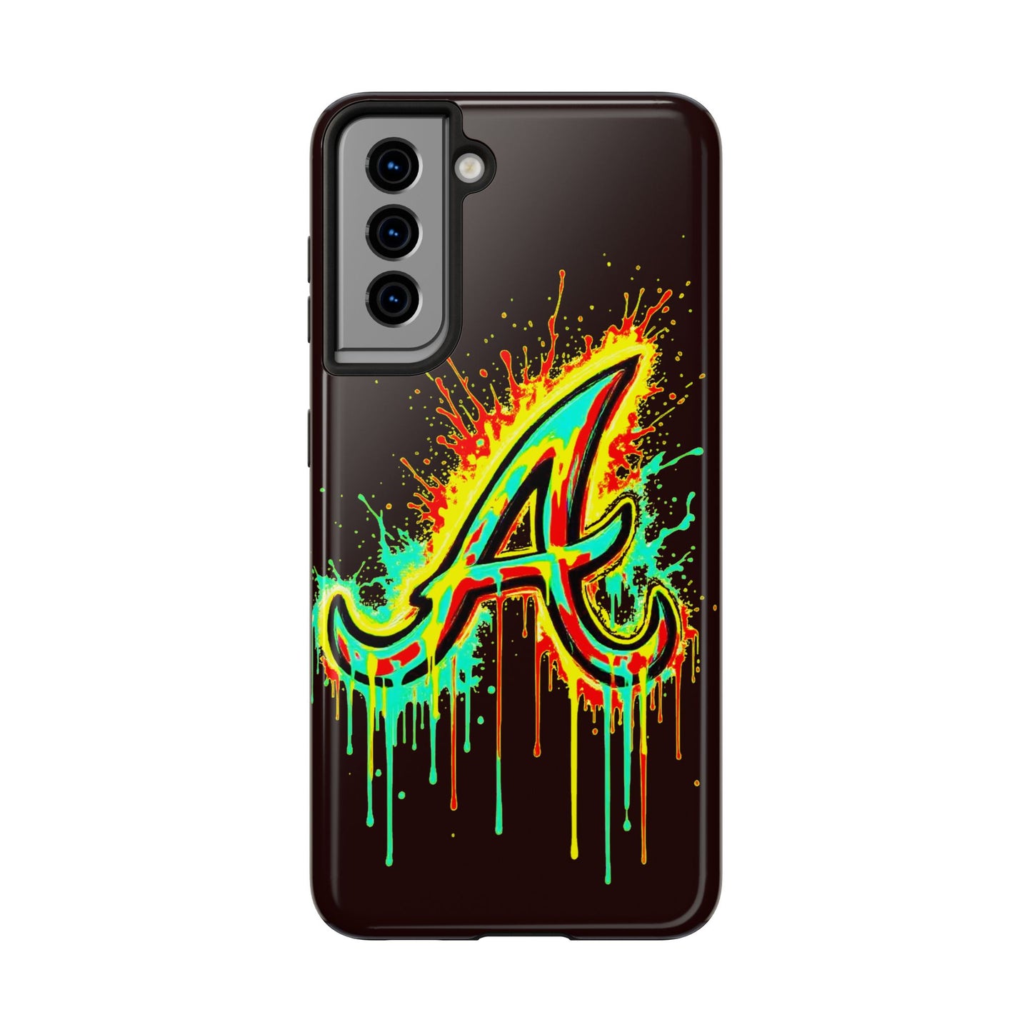 Neon Drip 'A' Graphic Tough Protective Case